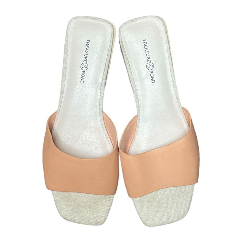Treasure & Bond Jakob Leather Slide Sandal Size: 8M